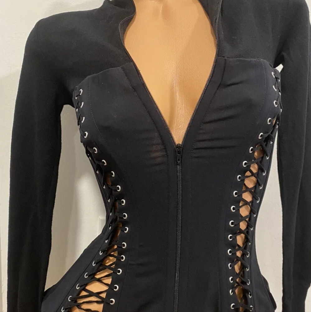 Dolce gabbana corset sweater jacket